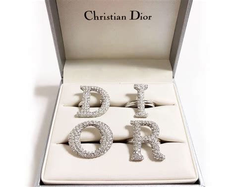 dior letter ring|dior rings for women.